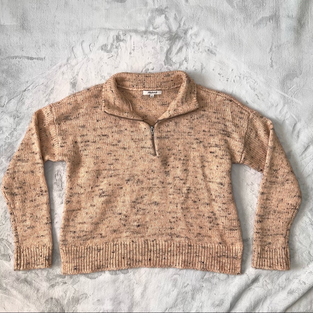 Madewell Half Zip Pullover Sweater